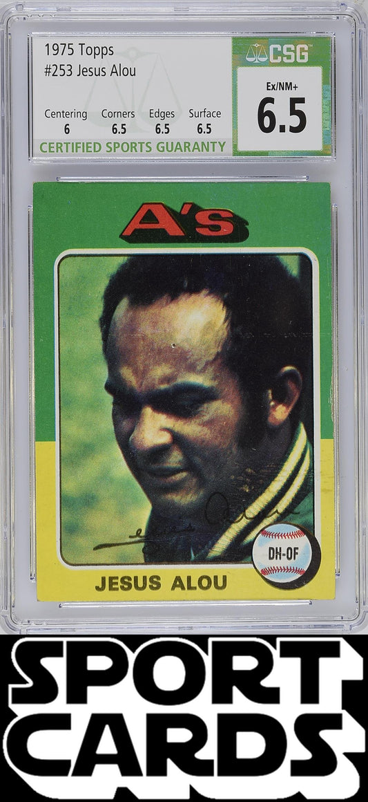 Topps #253 Jesus Alou CSG 6.5 SportCards.com