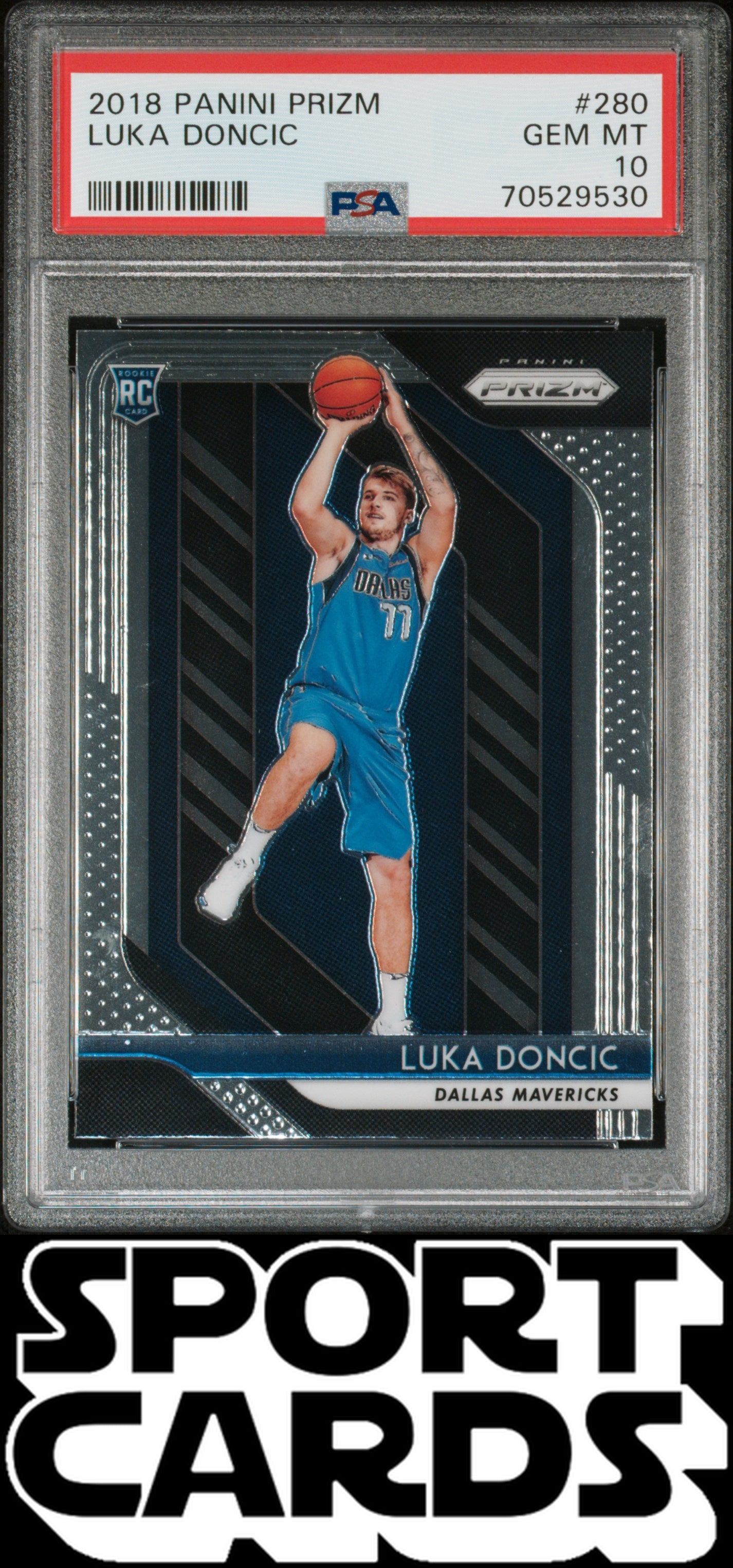 2018 Panini Prizm #280 Luka Doncic PSA 10 SportCards.com
