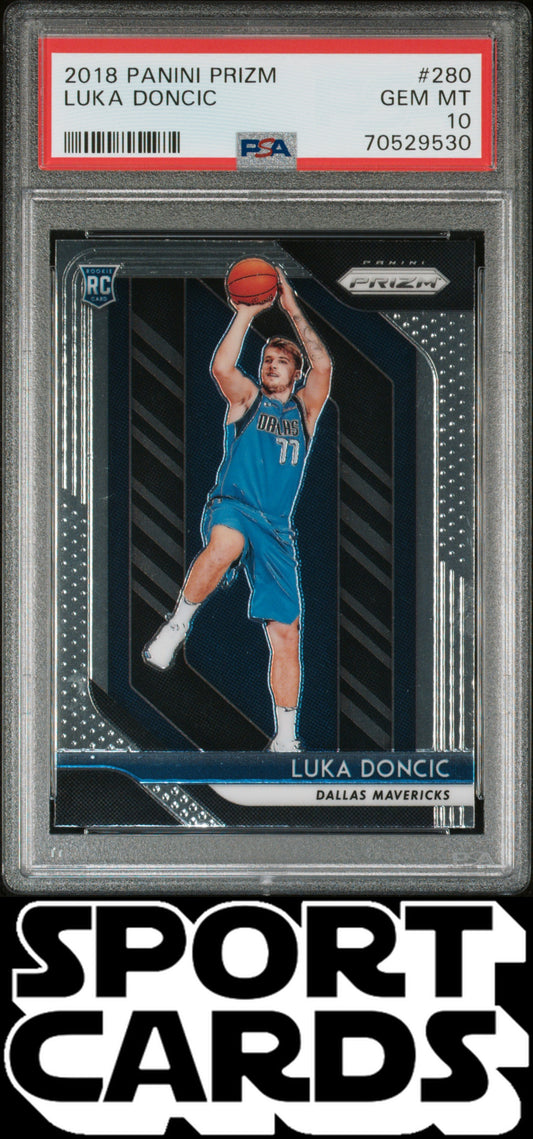 2018 Panini Prizm #280 Luka Doncic PSA 10 SportCards.com