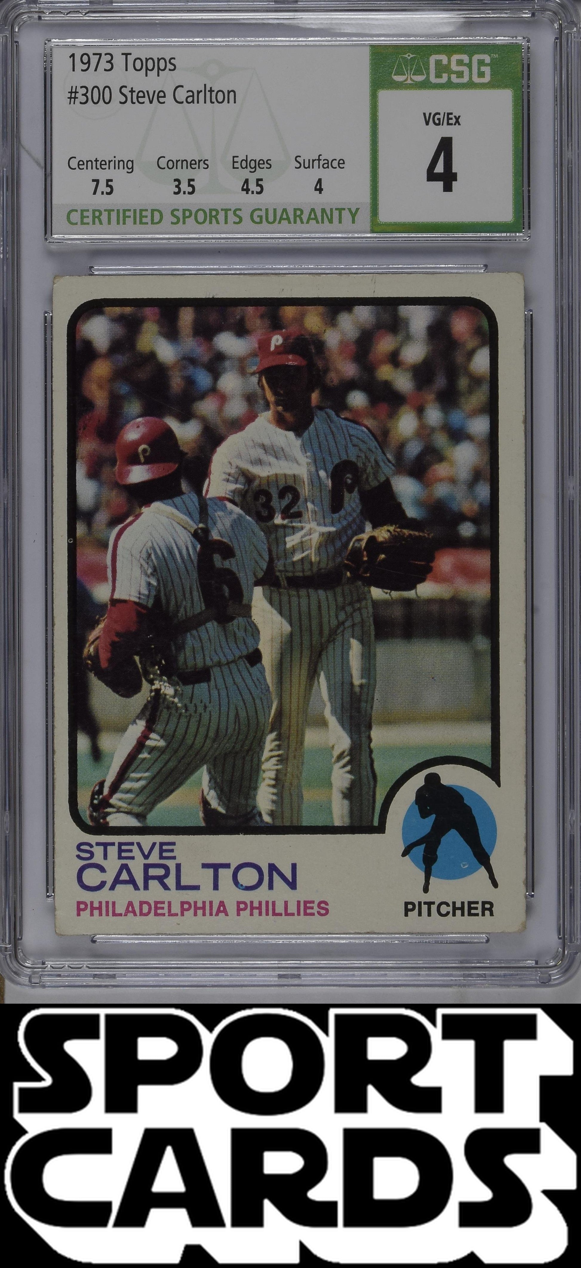 Topps #300 Steve Carlton CSG 4 SportCards.com