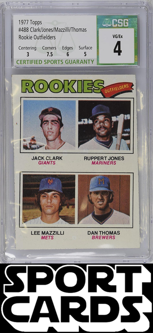Topps #488 Rookie Outfielders CSG 4 SportCards.com