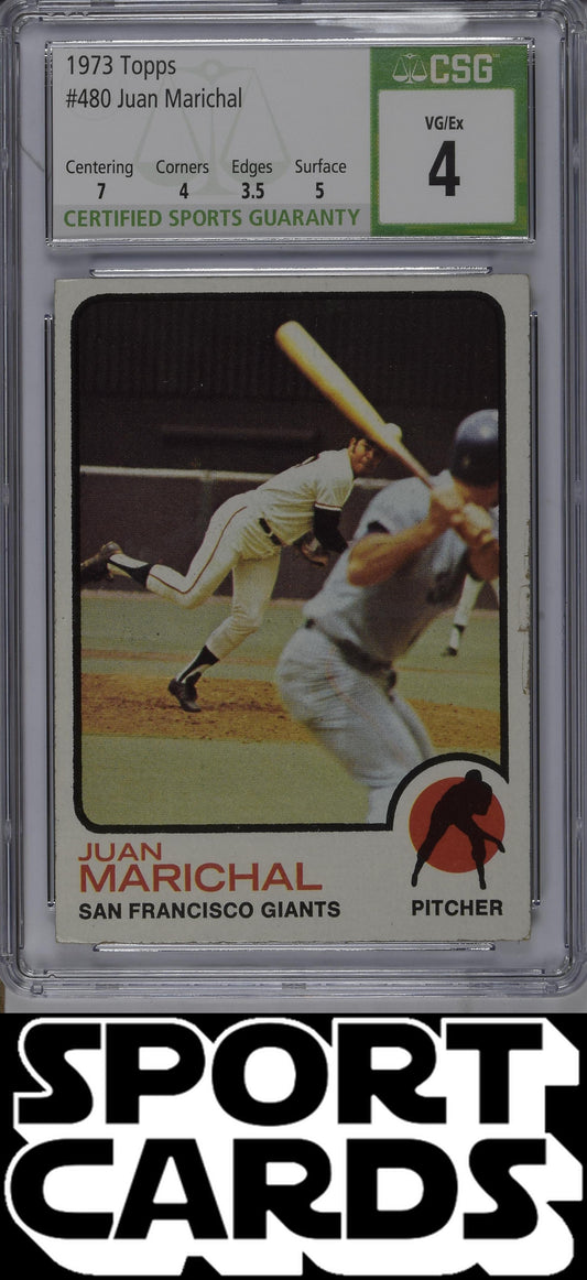 Topps #480 Juan Marichal CSG 4 SportCards.com