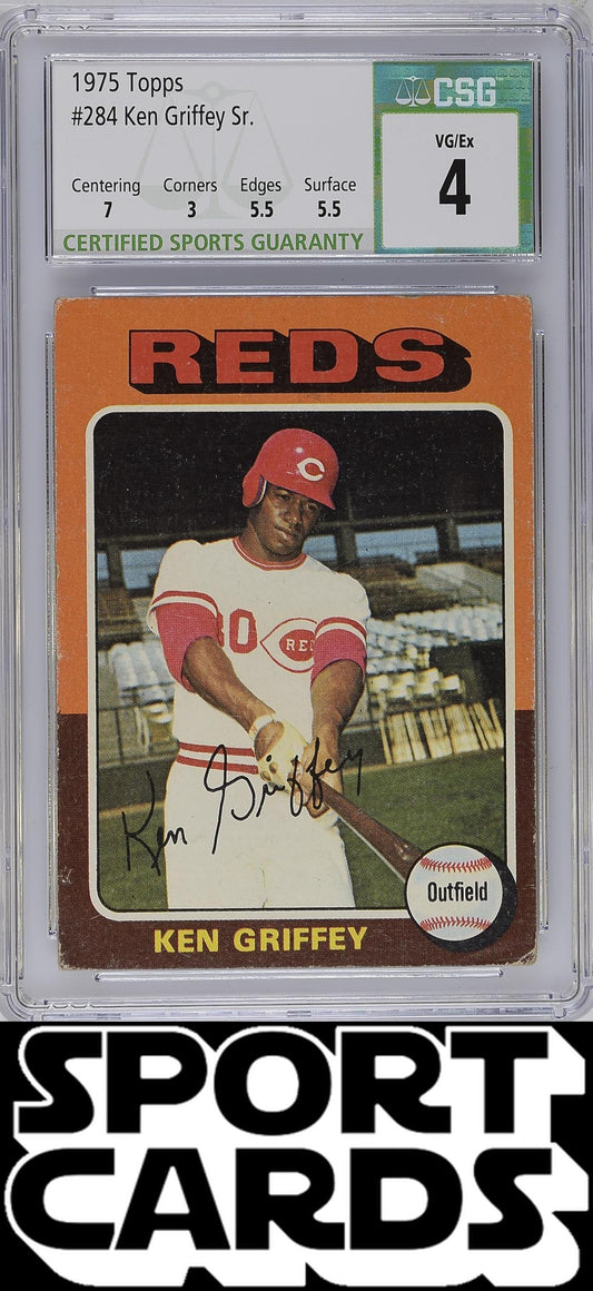 Topps #284 Ken Griffey CSG 4 SportCards.com