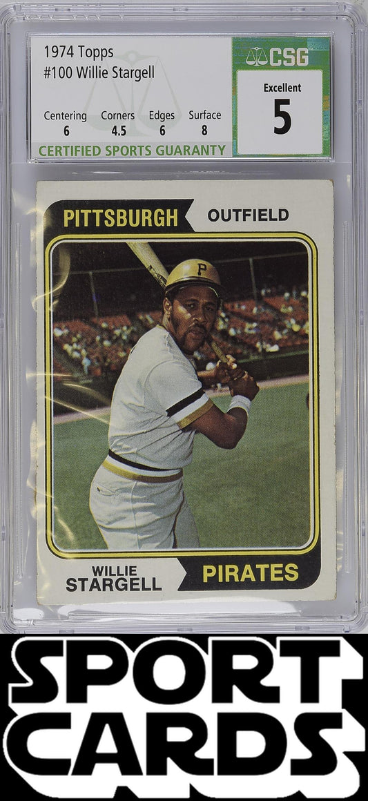 Topps #100 Willie Stargell CSG 5 SportCards.com