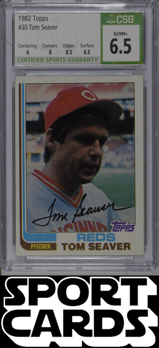 Topps #30 Tom Seaver CSG 6.5 SportCards.com