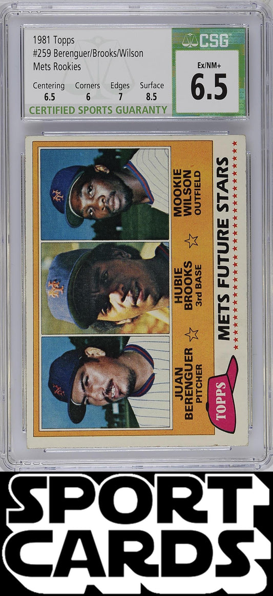 Topps #259 Mets Future Stars CSG 6.5 SportCards.com