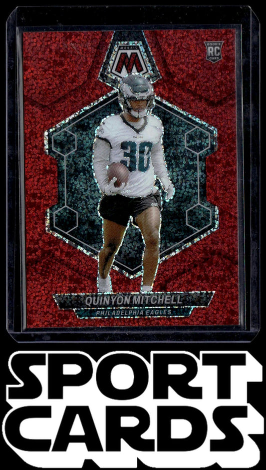 2024 Panini Mosaic #322 Quinyon Mitchell Red Sparkle SportCards.com