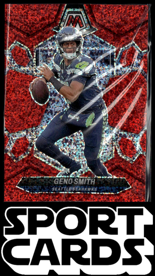 2024 Panini Mosaic #197 Geno Smith Red Sparkle SportCards.com