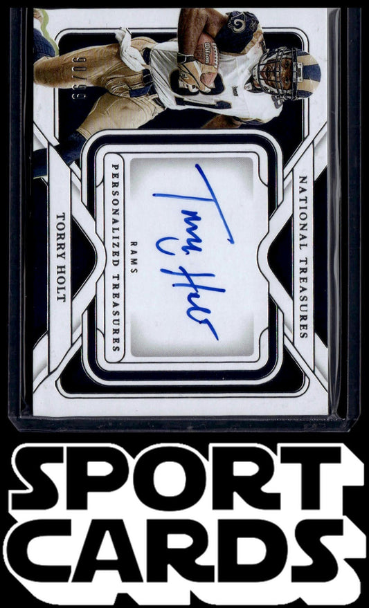 2024 Panini National Treasures #PT-TH Torry Holt Personalized Treasures #/99
