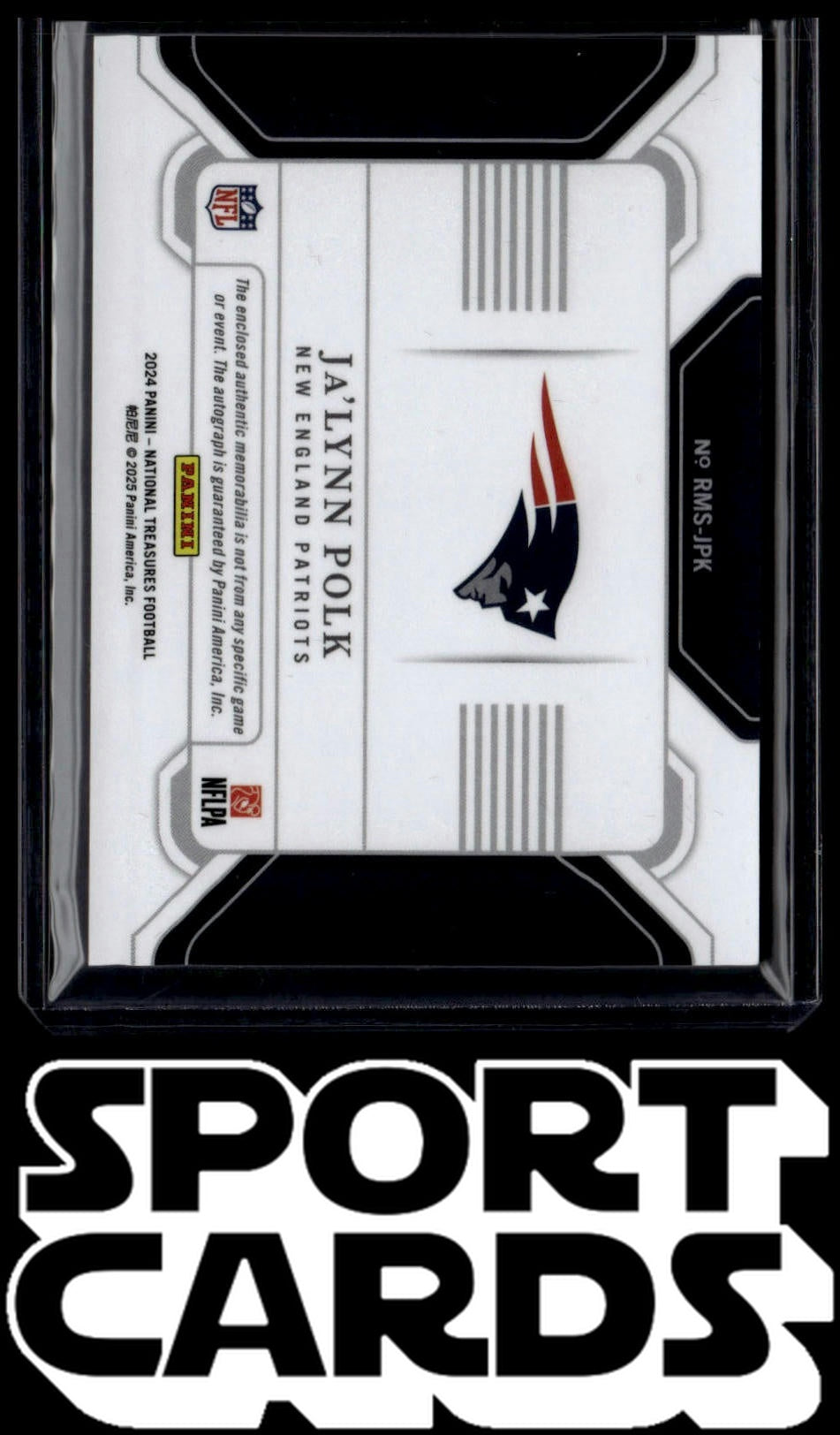2024 Panini National Treasures #RMS-JPK Ja'Lynn Polk Rookie RPS #/99