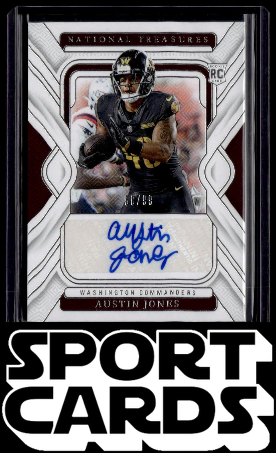 2024 Panini National Treasures #130 Austin Jones #/99 SportCards.com