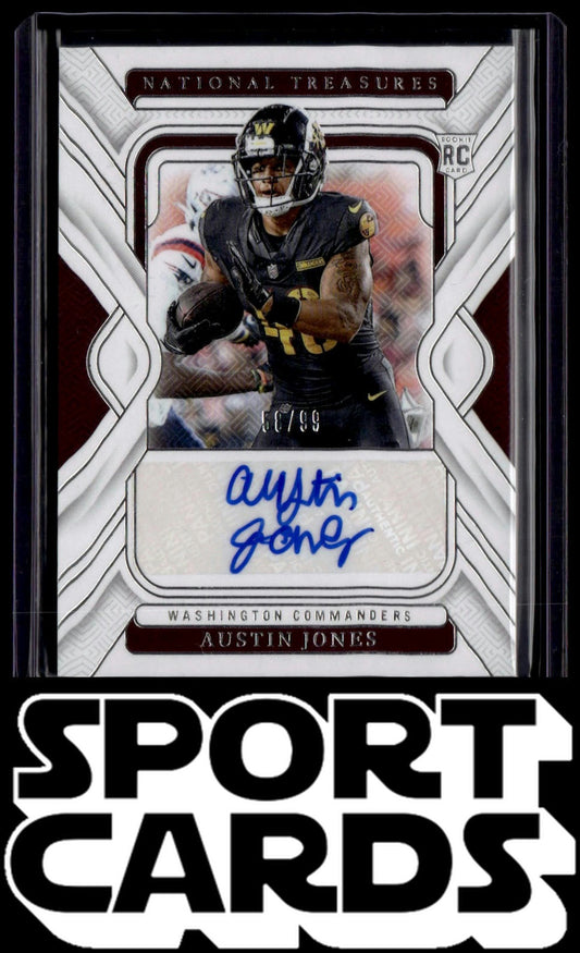 2024 Panini National Treasures #130 Austin Jones #/99 SportCards.com