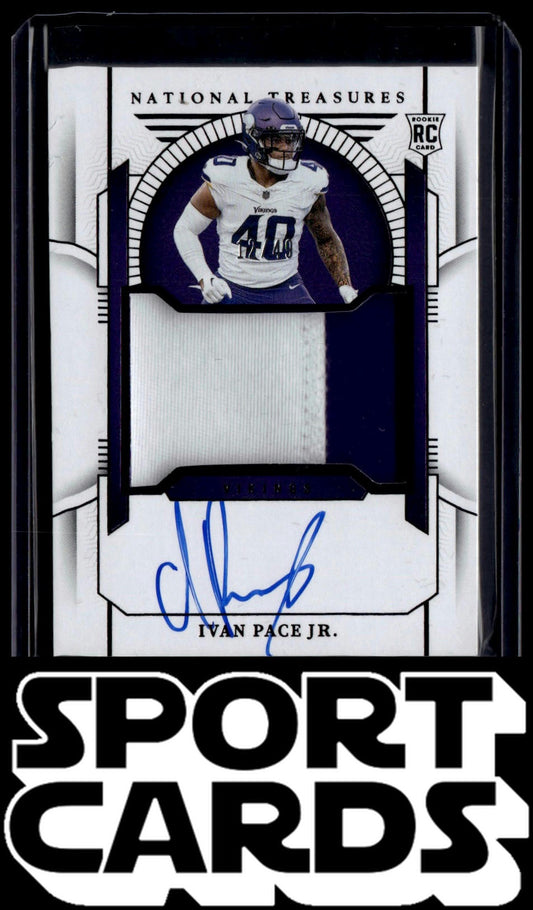 2024 Panini National Treasures - RPA Purple #202 Ivan Pace Jr. #/49