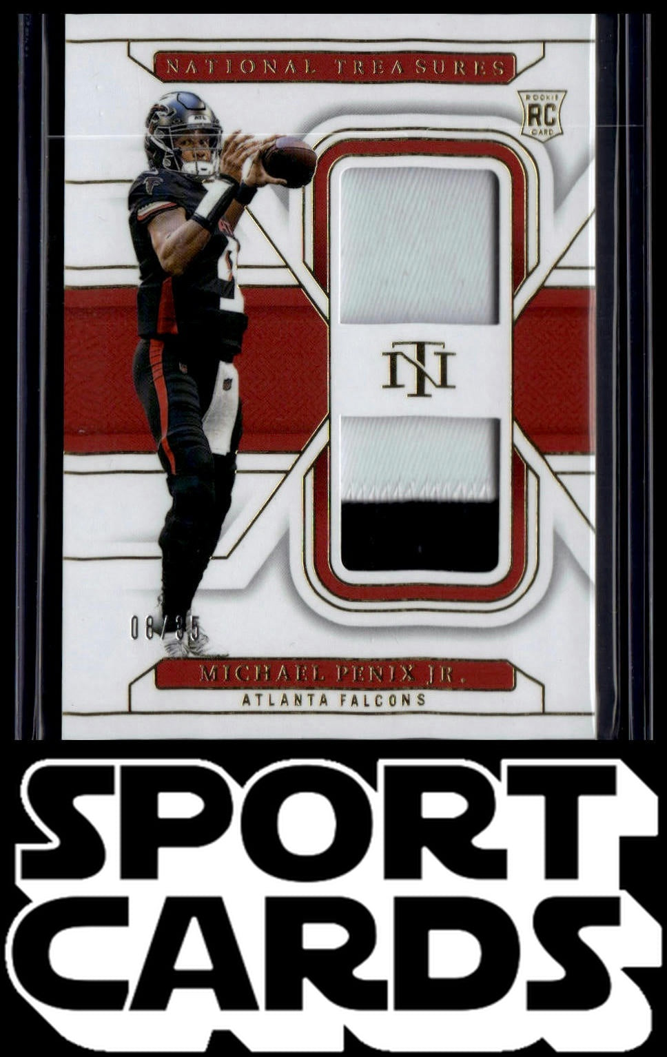 2024 Panini National Treasures #215 Michael Penix Jr. Premium #/35