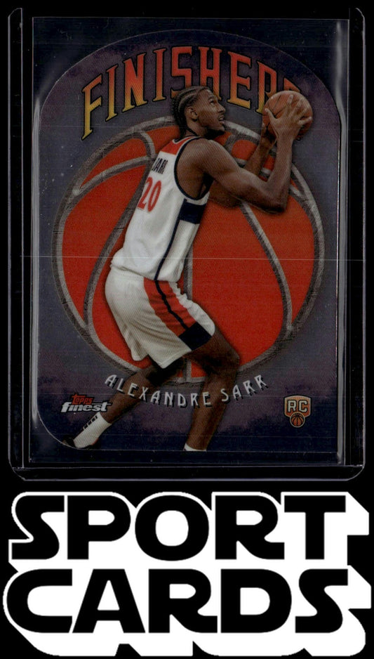 2024-25 Finest #F-10 Alexandre Sarr Finishers SportCards.com