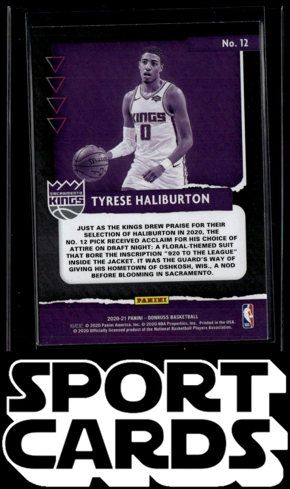 2020-21 Donruss #12 Tyrese Haliburton Great X-Pectations SportCards.com
