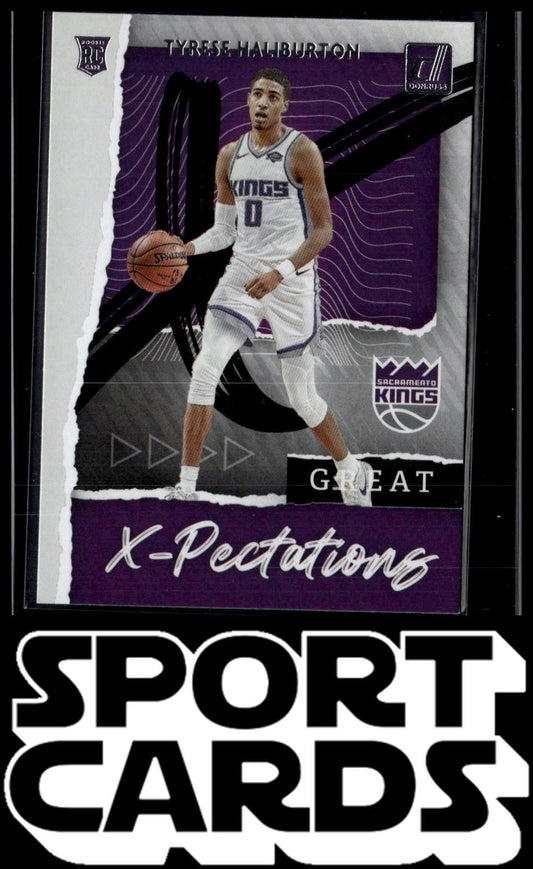 2020-21 Donruss #12 Tyrese Haliburton Great X-Pectations SportCards.com