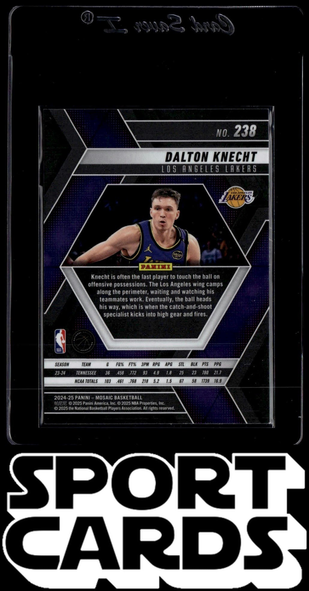 2024-25 Panini Mosaic #238 Dalton Knecht SportCards.com