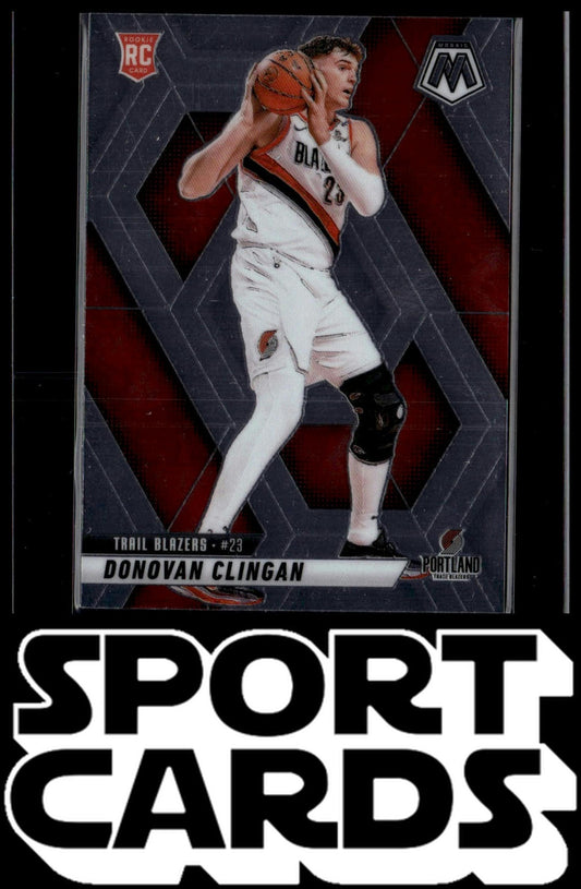 2024-25 Panini Mosaic #246 Donovan Clingan SportCards.com