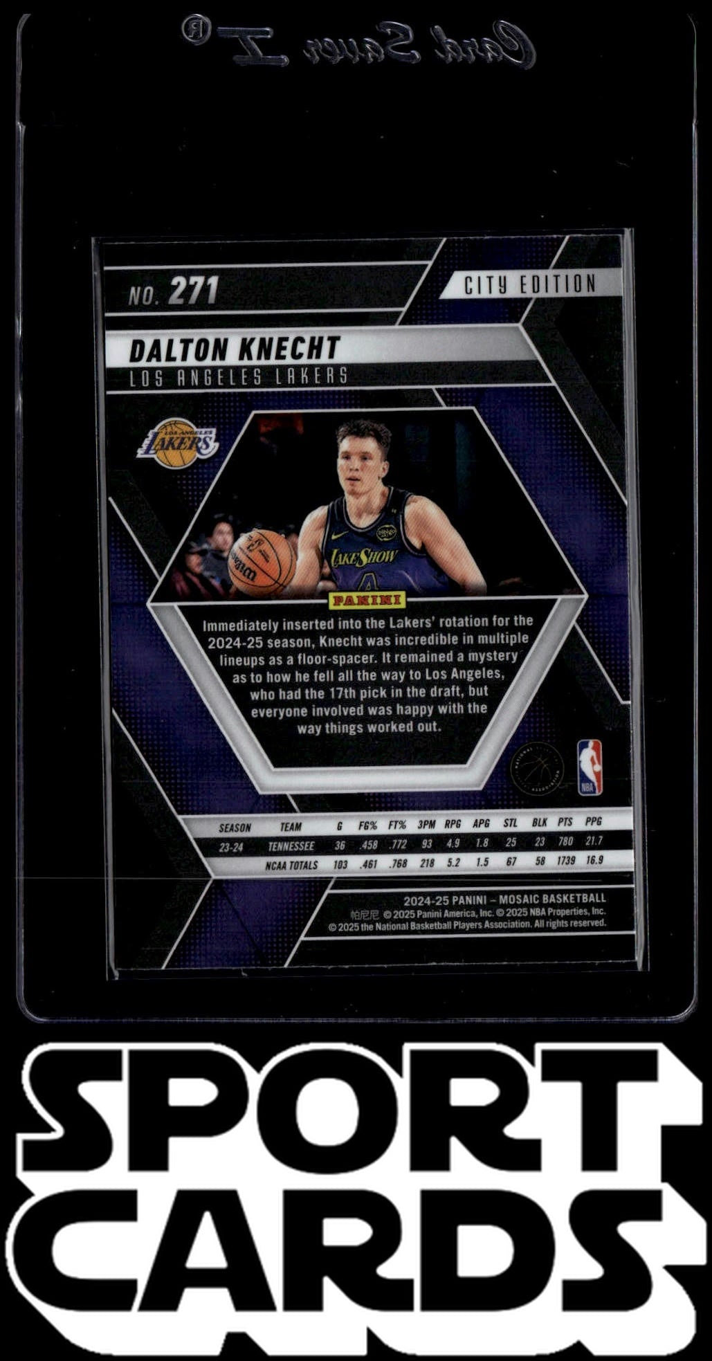 2024-25 Panini Mosaic #271 Dalton Knecht City Edition SportCards.com
