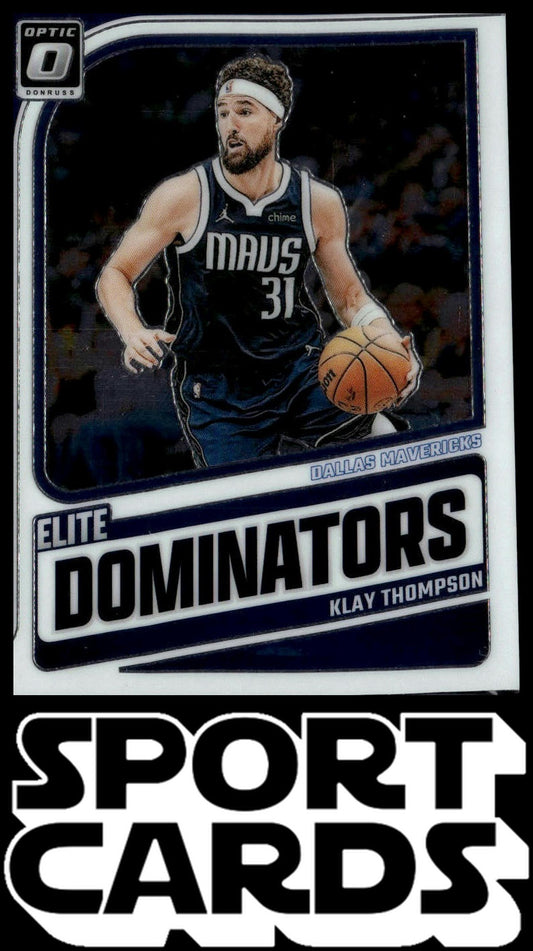 2024-25 Donruss Optic #3 Klay Thompson Elite Dominators SportCards.com