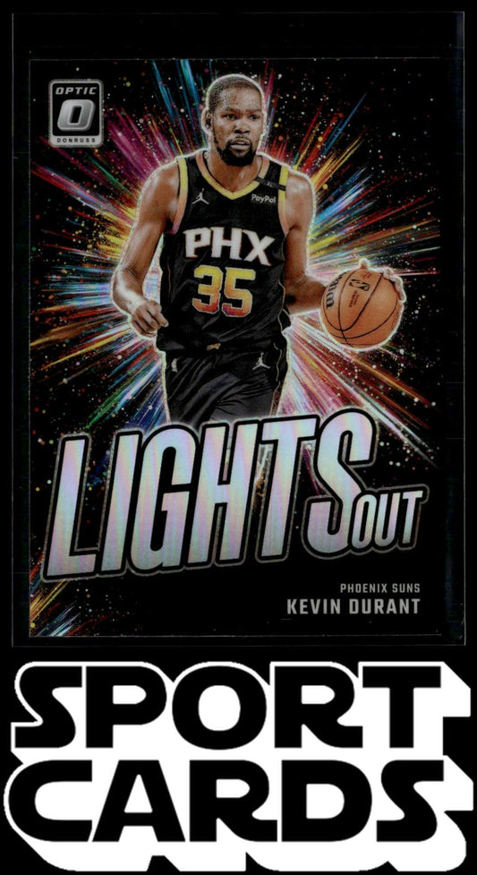 2024-25 Donruss Optic #14 Kevin Durant Lights Out SportCards.com