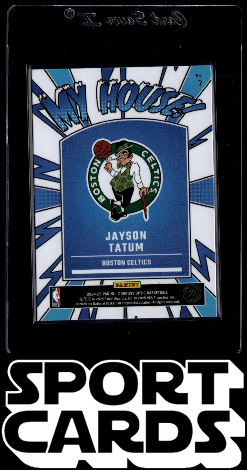2024-25 Donruss Optic #7 Jayson Tatum My House SportCards.com
