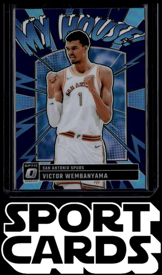 2024-25 Donruss Optic #19 Victor Wembanyama My House Purple SportCards.com