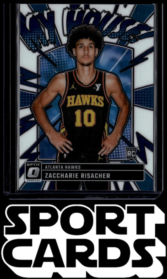 2024-25 Donruss Optic #13 Zaccharie Risacher My House SportCards.com