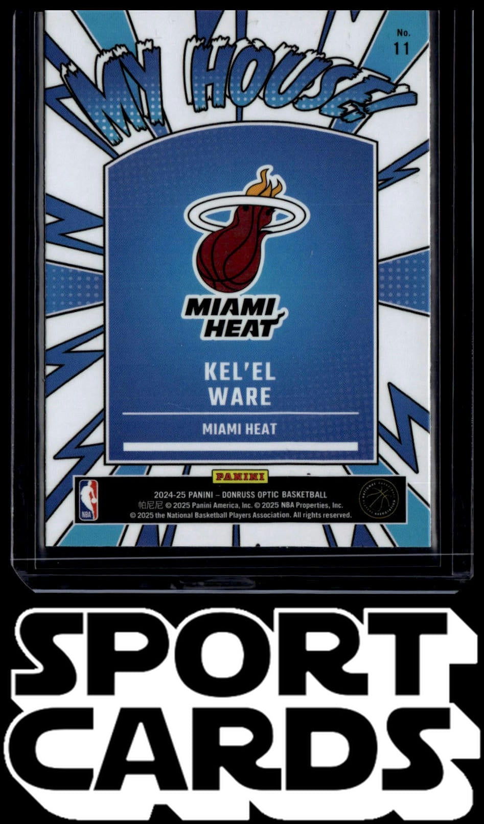 2024-25 Donruss Optic #11 Kel'el Ware My House SportCards.com