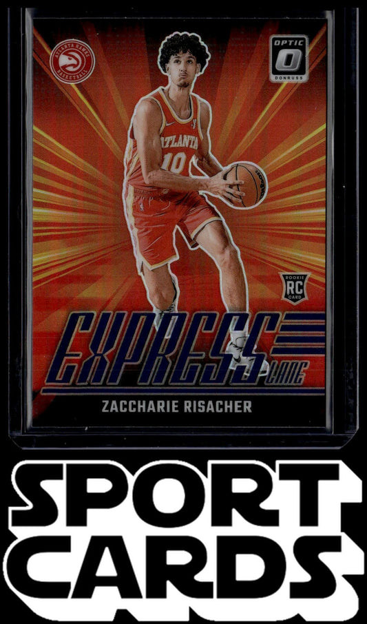 2024-25 Donruss Optic #23 Zaccharie Risacher Express Lane SportCards.com