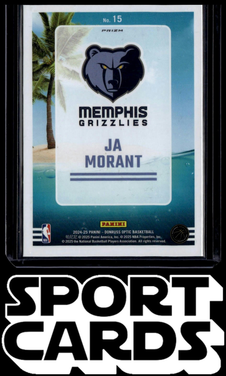 2024-25 Donruss Optic #15 Ja Morant Splash! SportCards.com