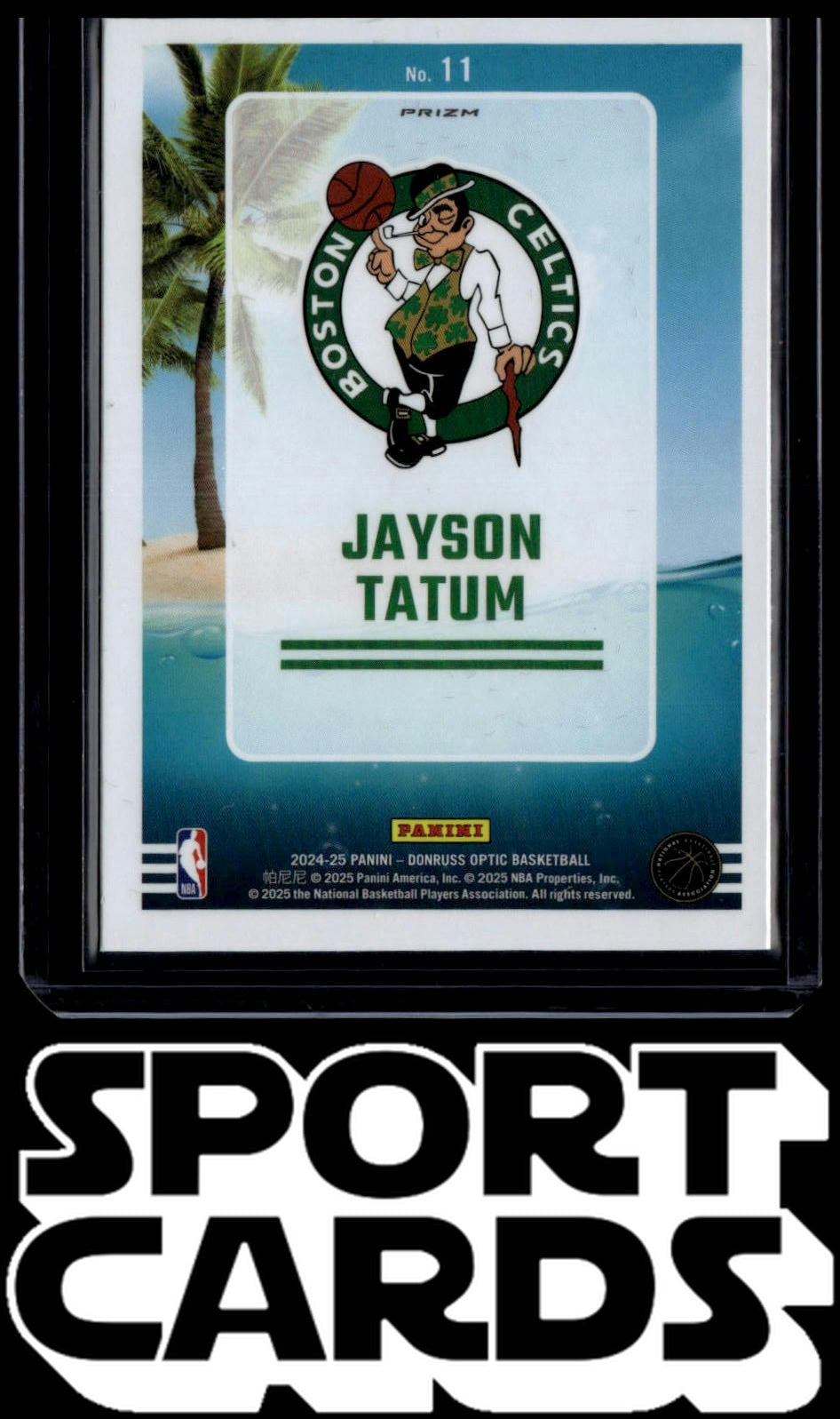 2024-25 Donruss Optic #11 Jayson Tatum Splash! SportCards.com