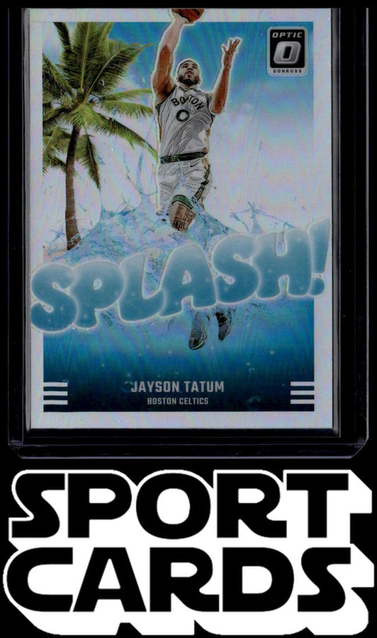 2024-25 Donruss Optic #11 Jayson Tatum Splash! SportCards.com