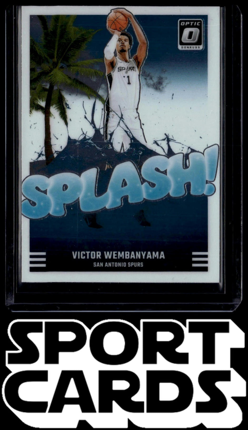 2024-25 Donruss Optic #4 Victor Wembanyama Splash! SportCards.com