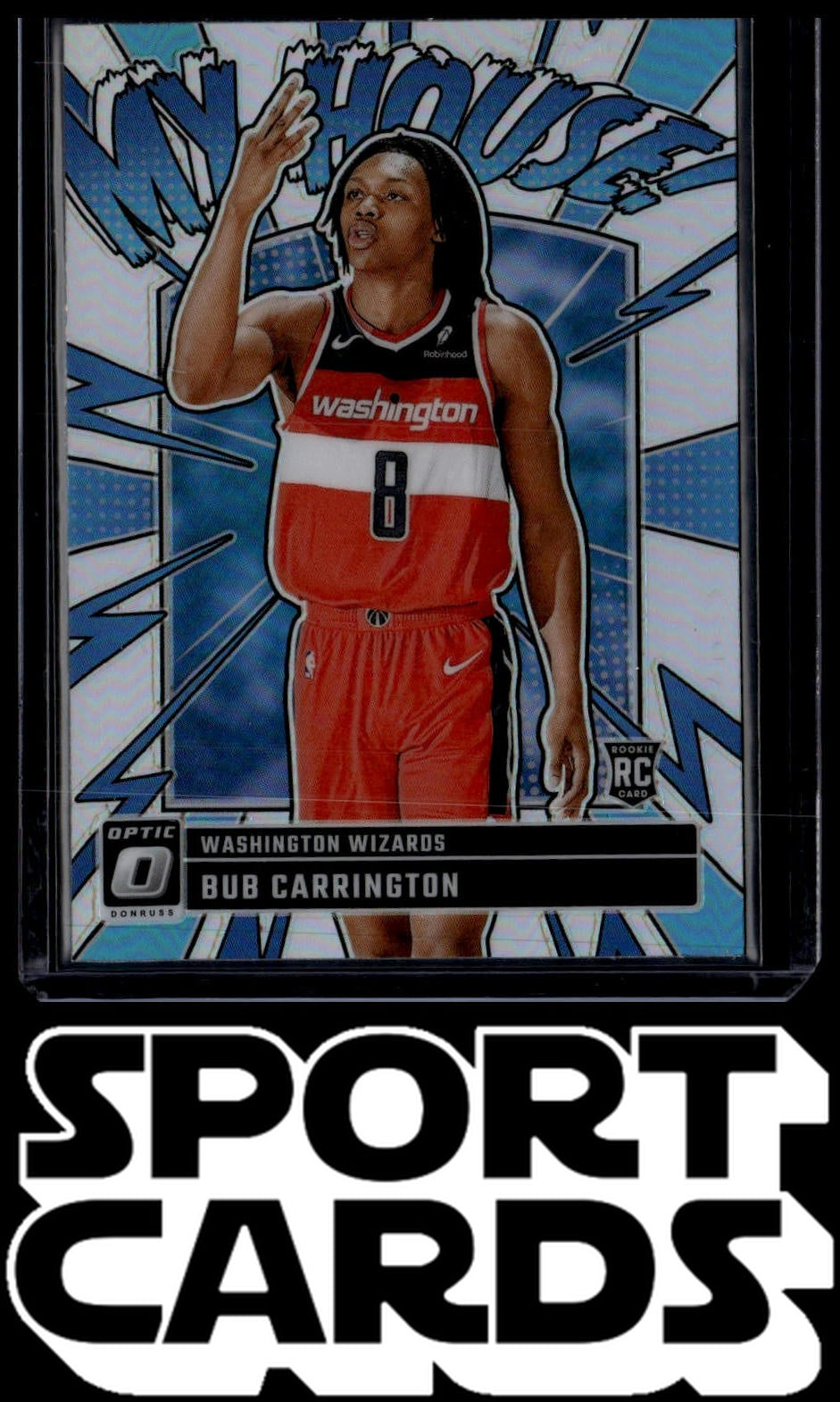 2024-25 Donruss Optic #8 Bub Carrington My House SportCards.com