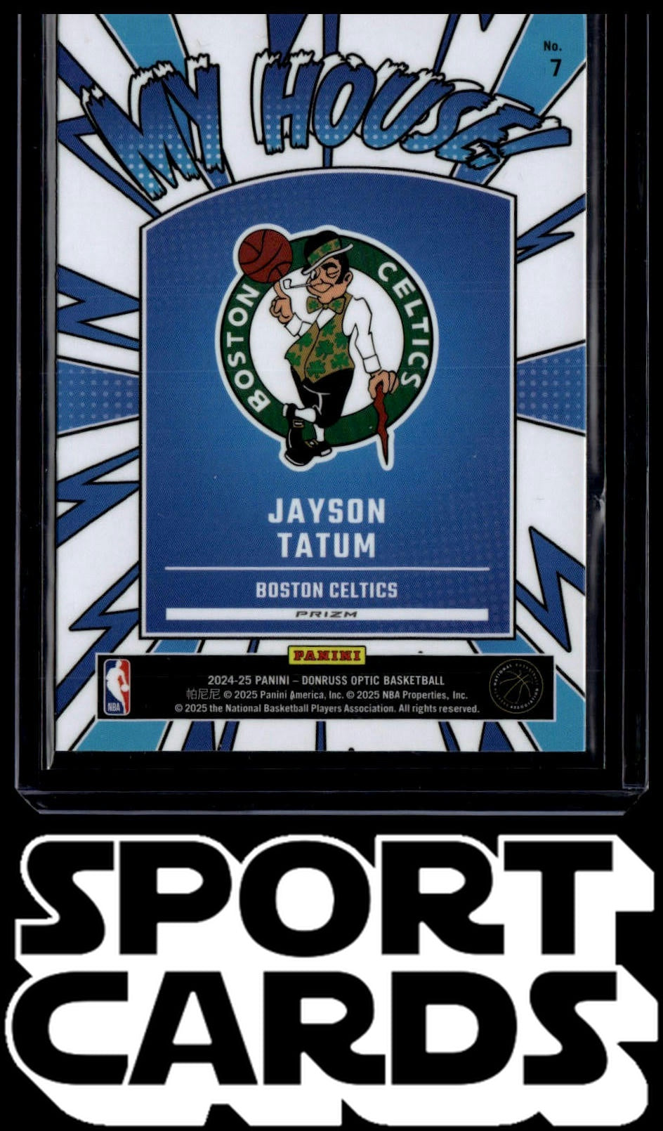 2024-25 Donruss Optic #7 Jayson Tatum My House Purple SportCards.com