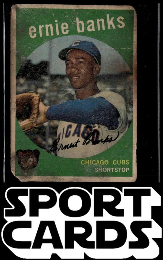 1959 Topps #350 Ernie Banks SportCards.com