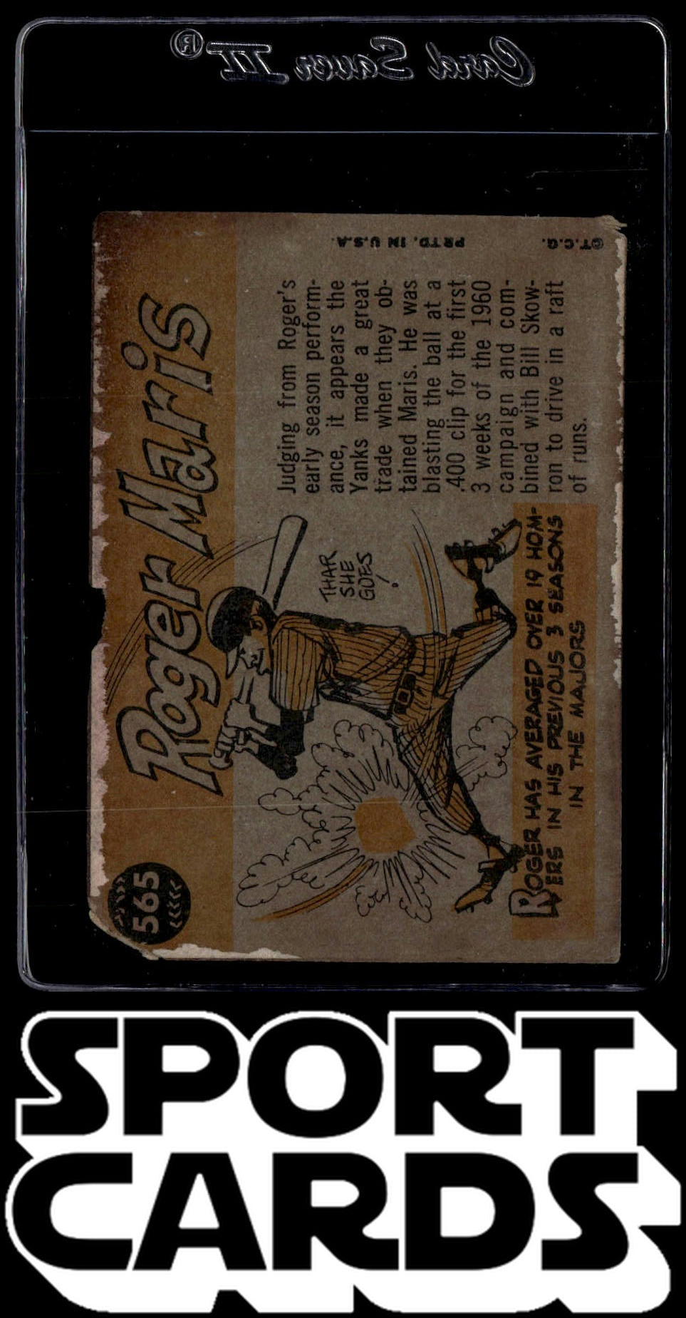 1960 Topps #565 Roger Maris SportCards.com