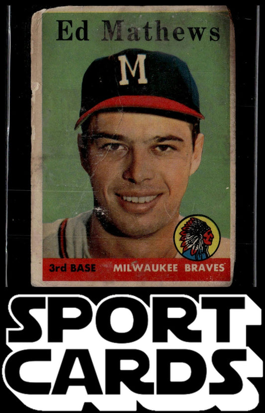 1958 Topps #440 Ed Mathews SportCards.com