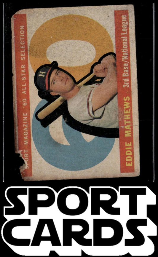 1960 Topps #558 Eddie Mathews SportCards.com