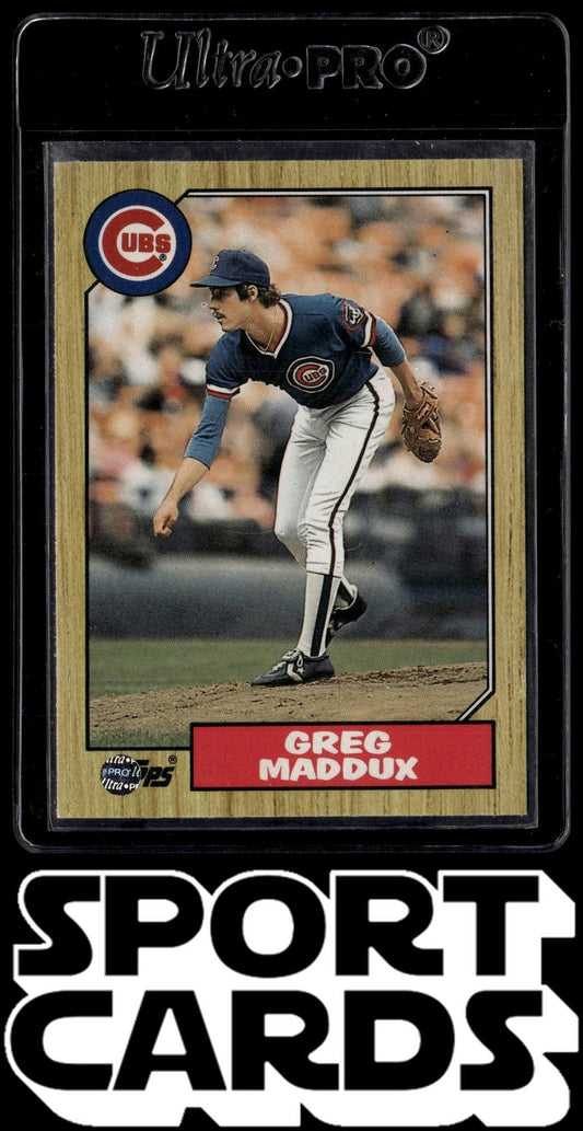 1987 Topps Traded #70T Greg Maddux Limited Edition (Tiffany) SportCards.com