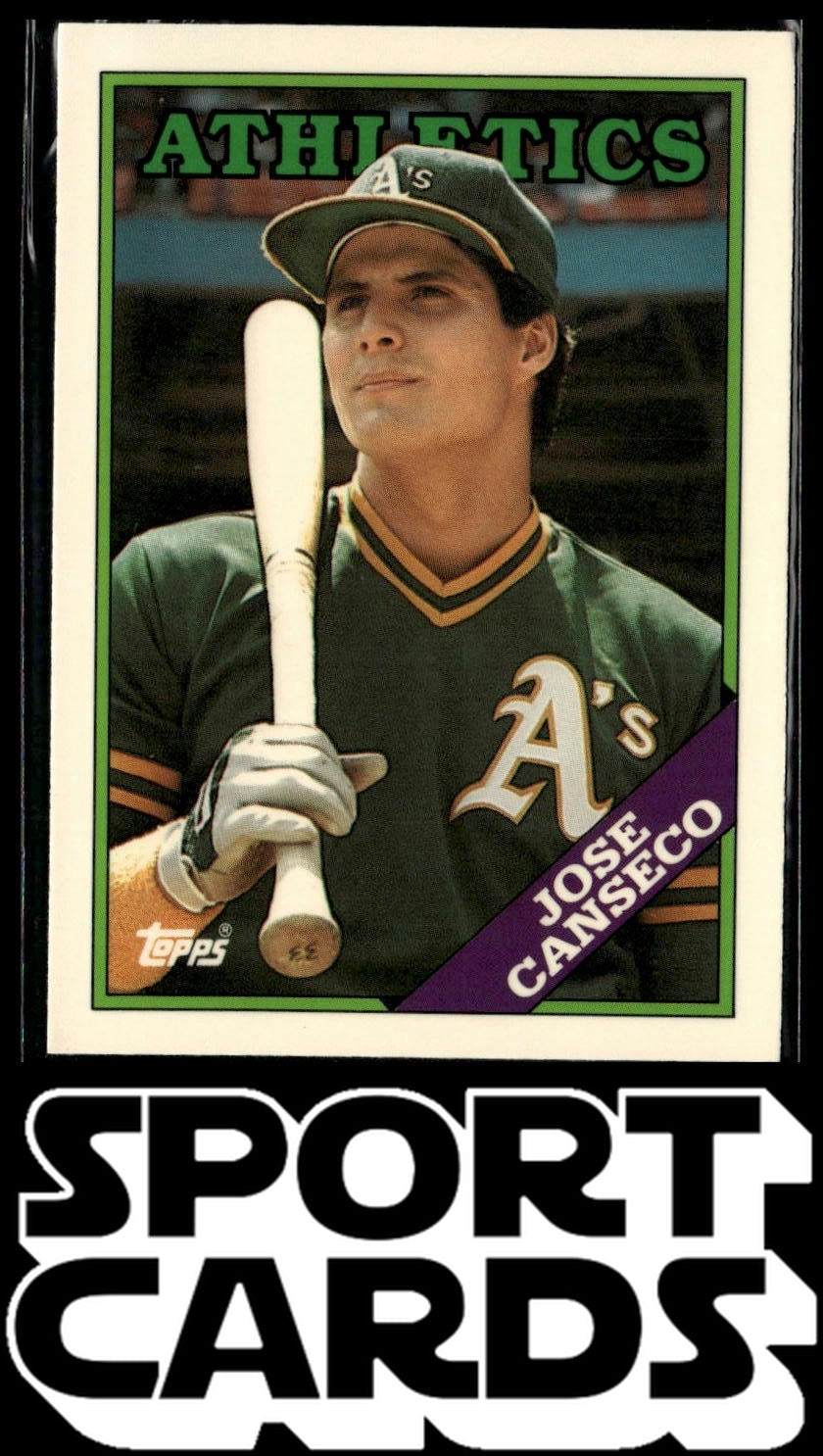 1988 Topps #370 Jose Canseco Collector's Edition (Tiffany) SportCards.com