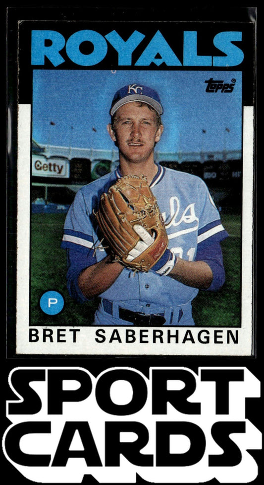 1986 Topps #487 Bret Saberhagen SportCards.com