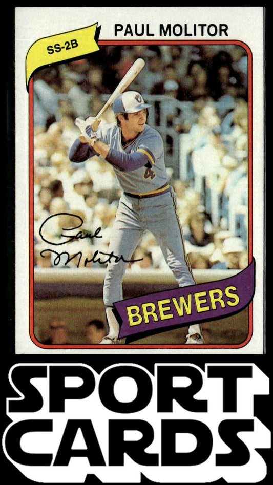 1980 Topps #406 Paul Molitor SportCards.com