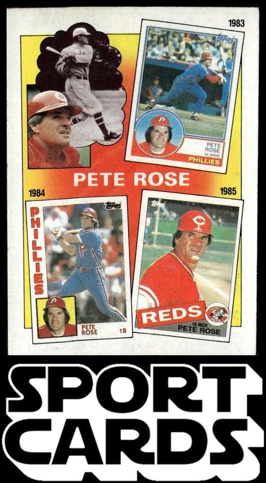 1986 Topps #7 The Pete Rose Years: 1983-1985 SportCards.com