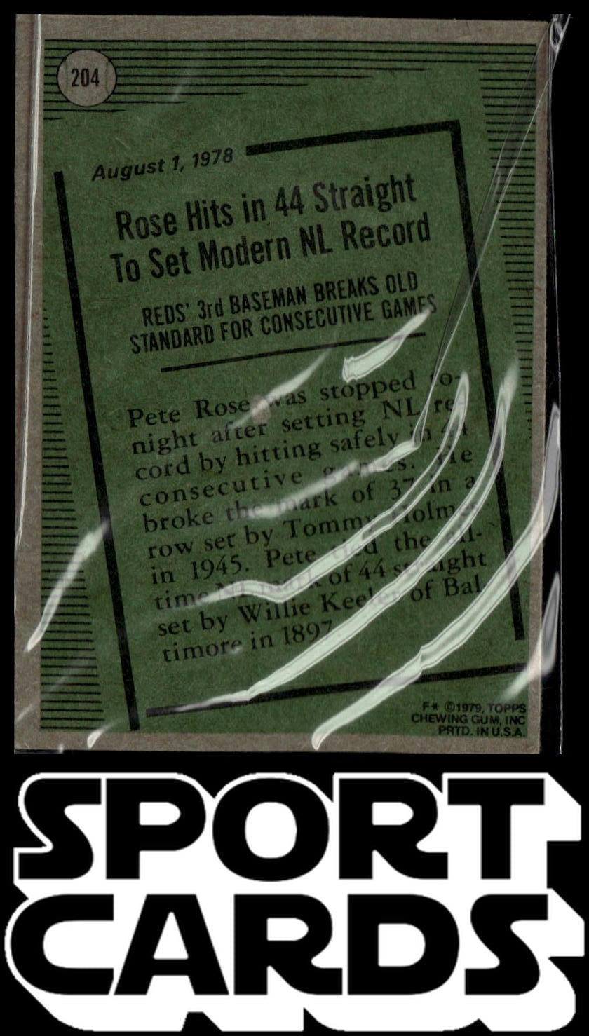 1979 Topps #204 Pete Rose SportCards.com