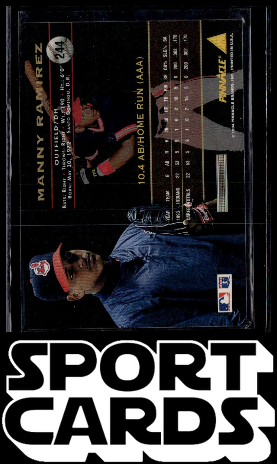 1994 Pinnacle #244 Manny Ramirez SportCards.com