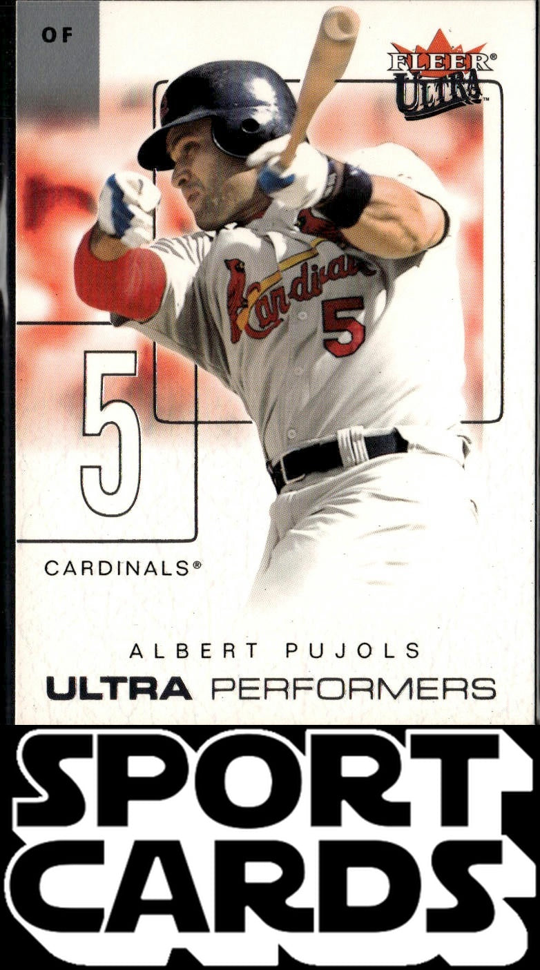 2004 Ultra #2 UP Albert Pujols Ultra Performers SportCards.com