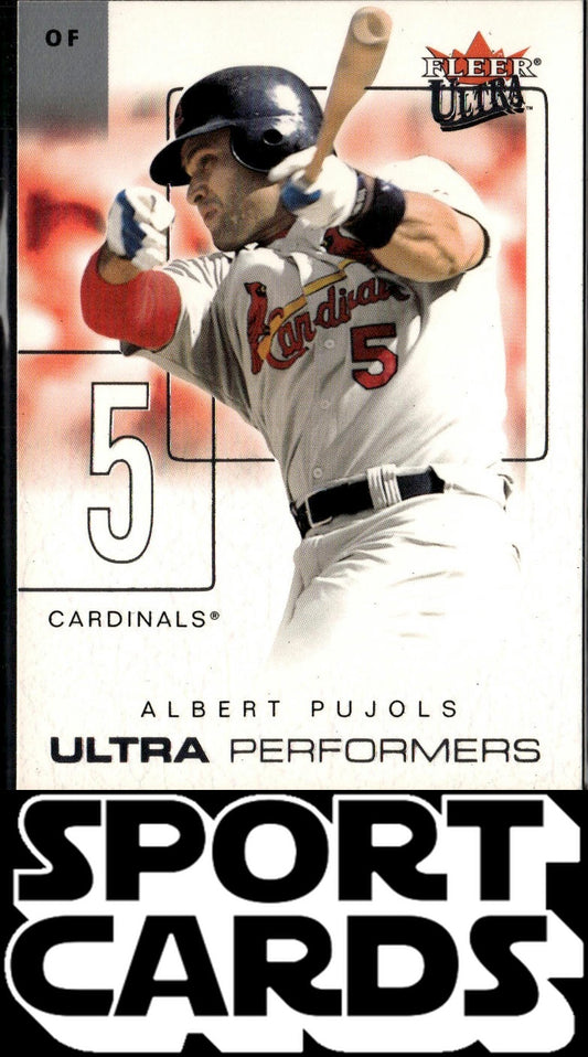 2004 Ultra #2 UP Albert Pujols Ultra Performers SportCards.com